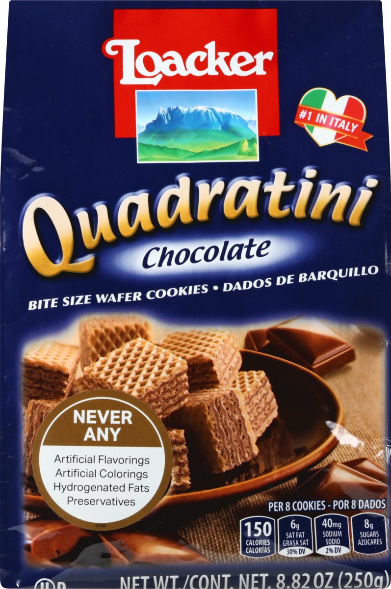 slide 6 of 13, Quadratini Bite Size Chocolate Wafer Cookies 8.82 oz, 8.82 oz