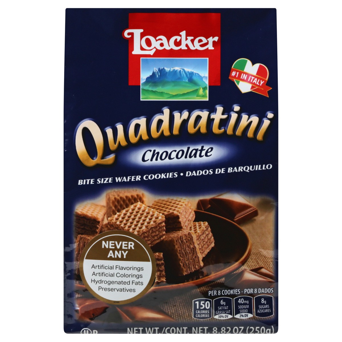 slide 10 of 13, Quadratini Bite Size Chocolate Wafer Cookies 8.82 oz, 8.82 oz