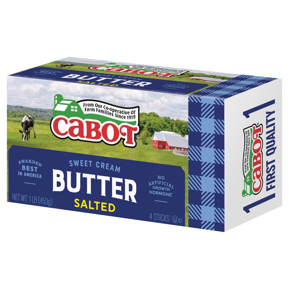 slide 2 of 4, Cabot Lightly Salted Butter, 1 lb