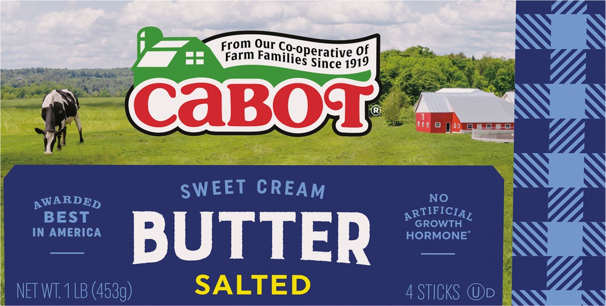 slide 4 of 4, Cabot Lightly Salted Butter, 1 lb