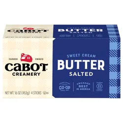 Cabot Salted Butter Quarters 1 lb