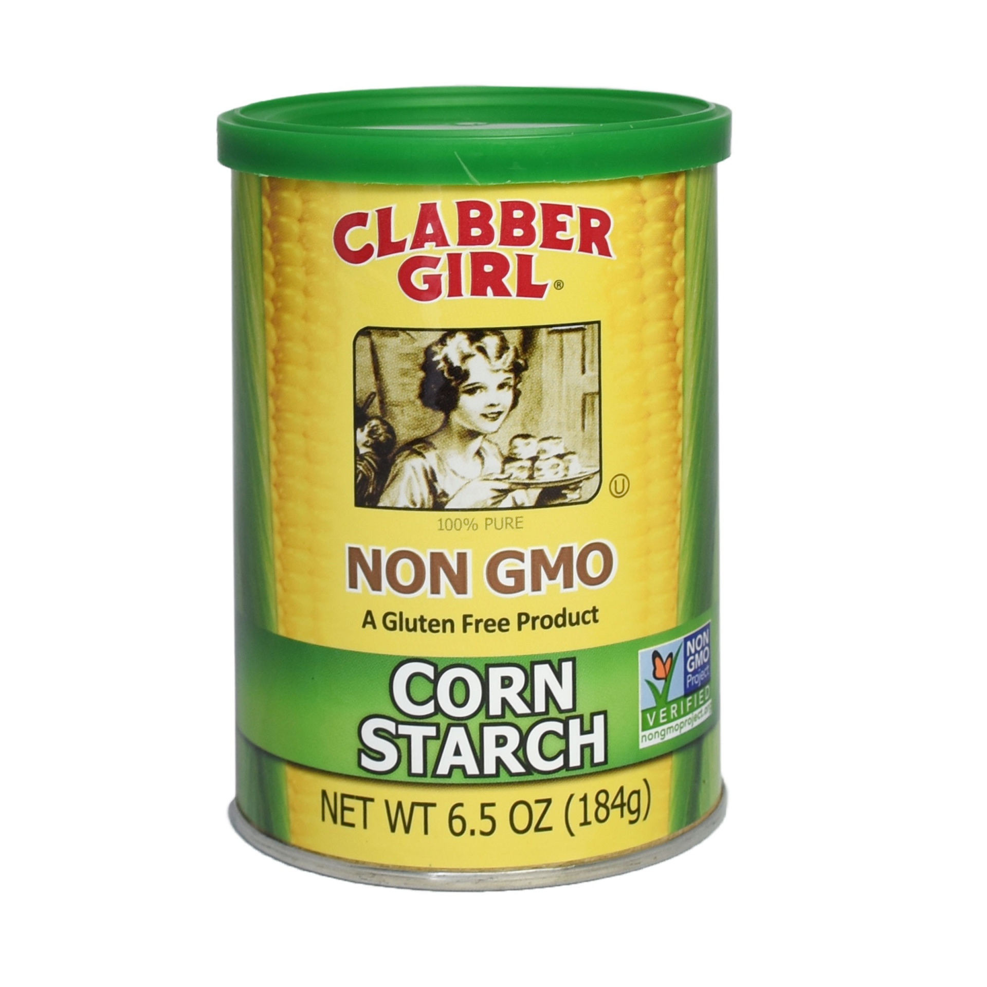 slide 1 of 1, Clabber Girl Gluten Free Non GMO Corn Starch, 6.5 oz