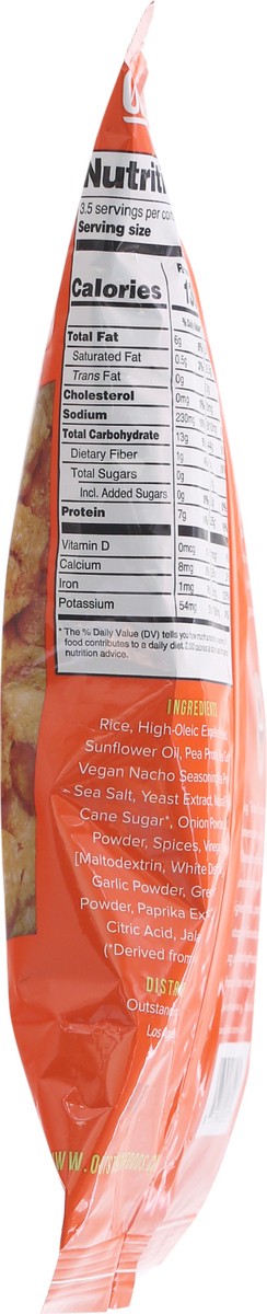 slide 7 of 9, Outstanding Foods Pig Out Pigless Nacho Cheese Pork Rinds 3.5 oz Bag, 3.5 oz