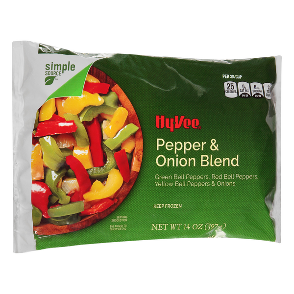 slide 1 of 1, Hy-Vee Pepper & Onion Blend, 14 oz