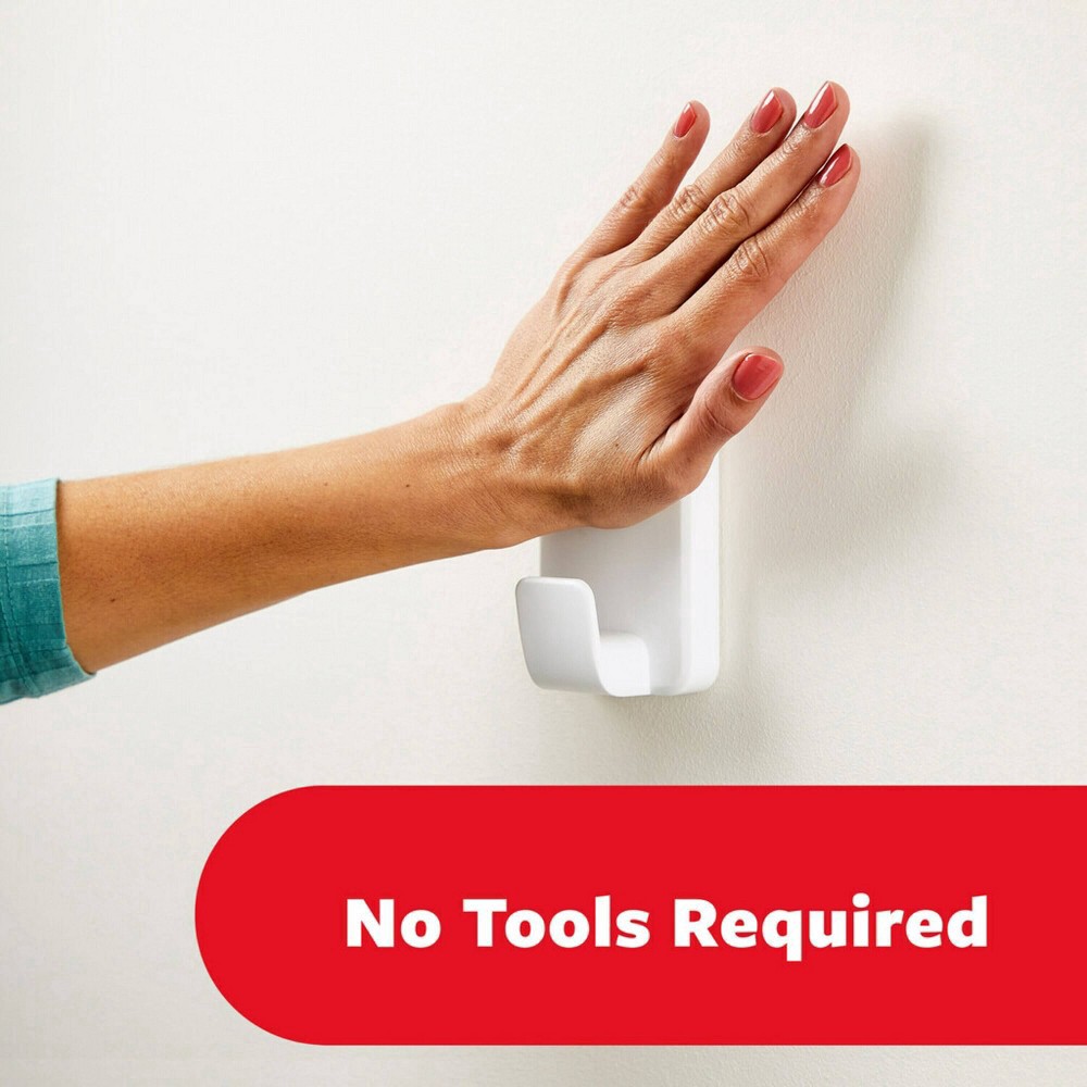 slide 4 of 10, Command Jumbo Double Hook, 1 ct