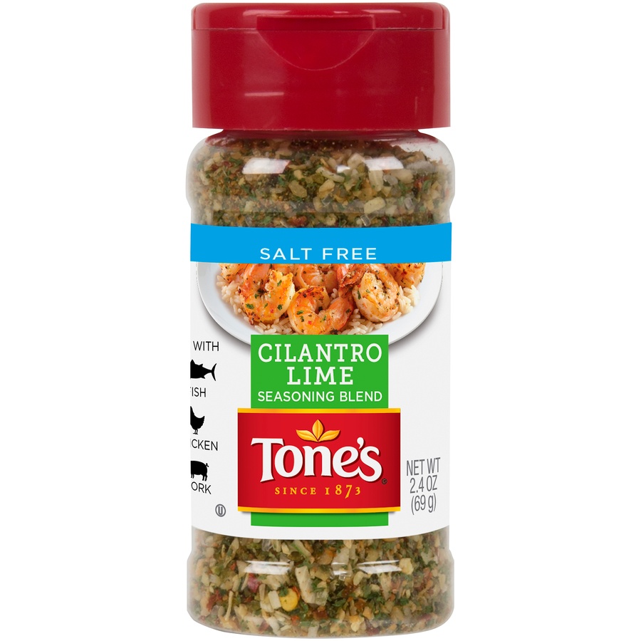 slide 1 of 1, Tone's Cilantro Lime Seasoning Blend, 2.4 oz