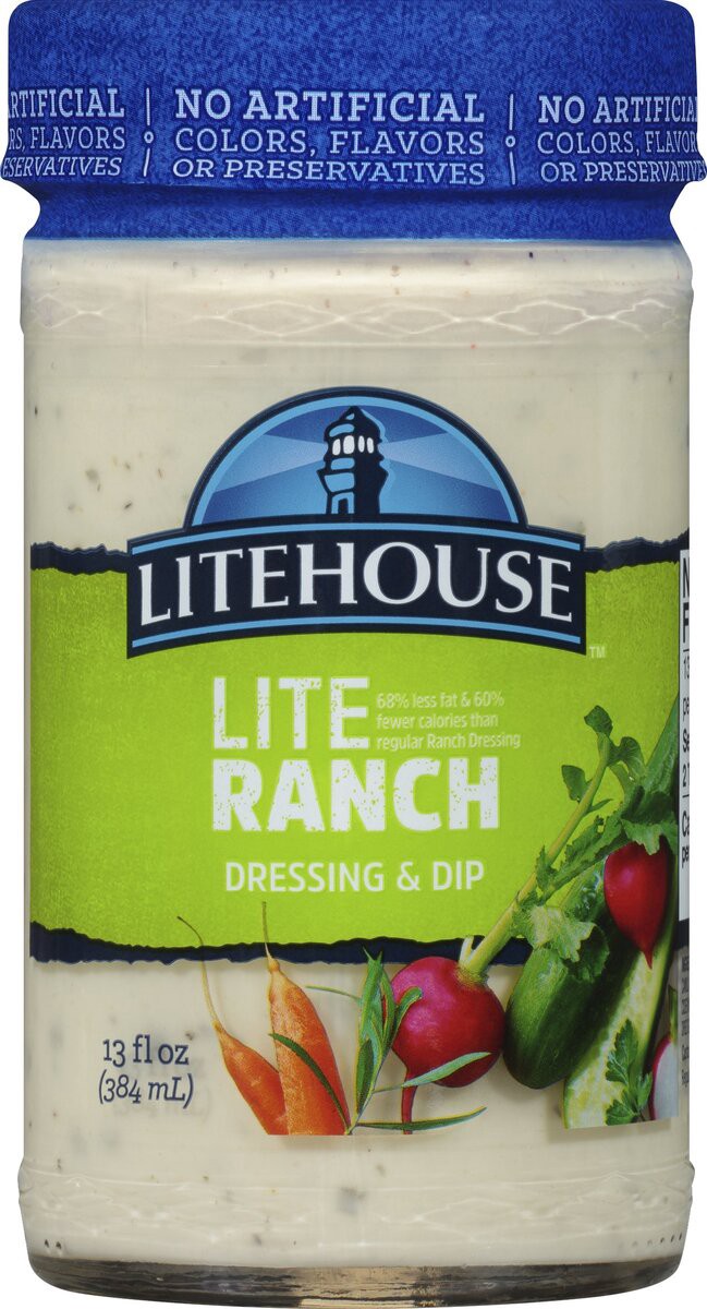 slide 2 of 8, Litehouse Ranch Lite Salad Dressing, 13 fl oz