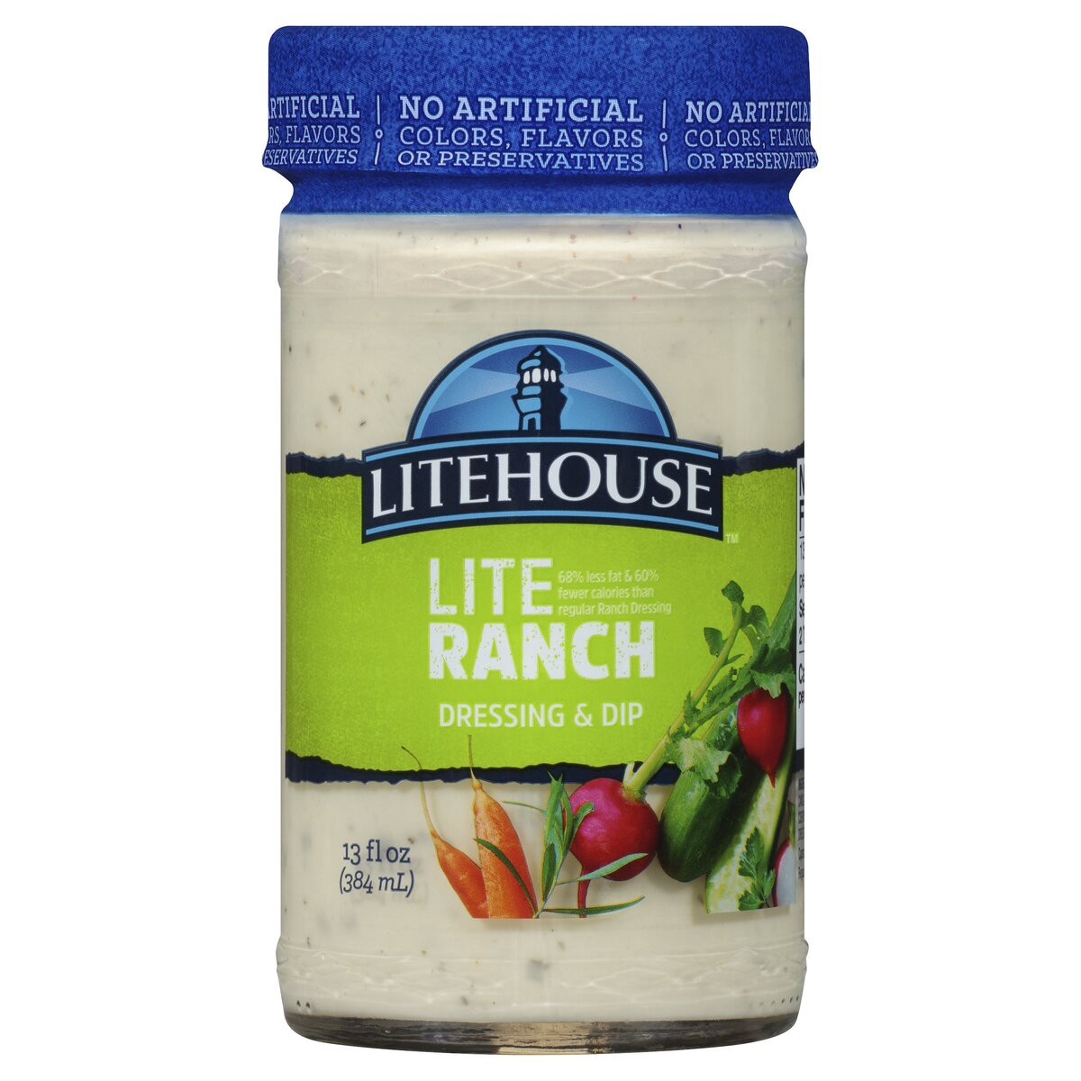 slide 1 of 8, Litehouse Ranch Lite Salad Dressing, 13 fl oz