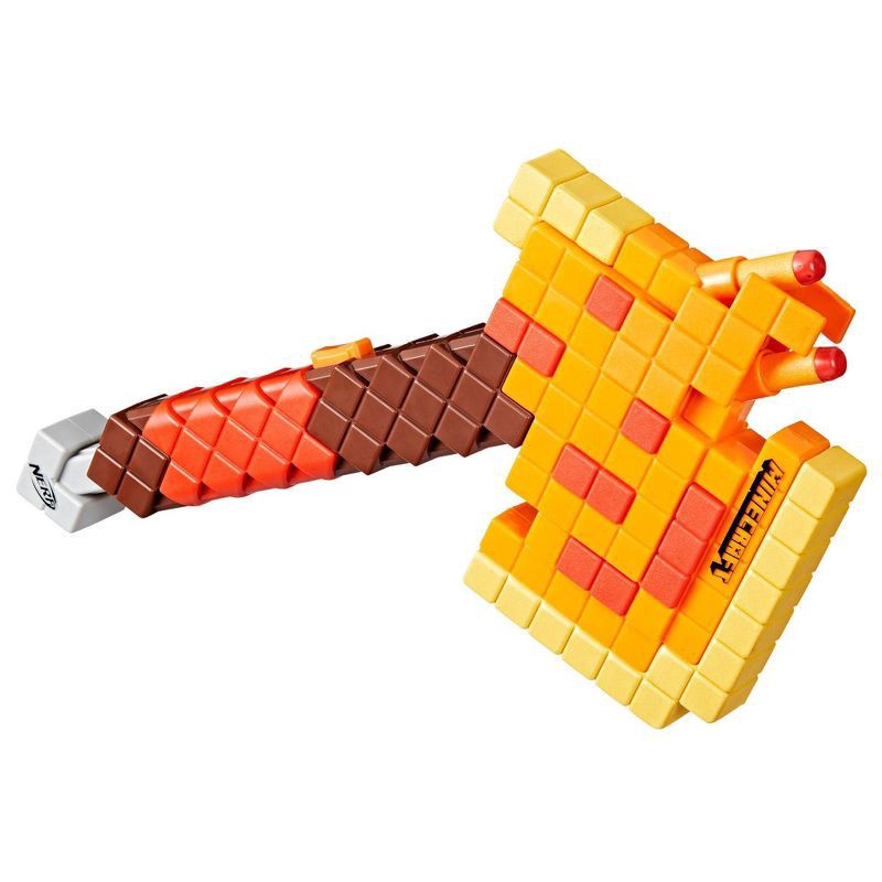 slide 7 of 9, NERF Minecraft Firebrand Axe, 1 ct