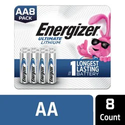 Energizer AA Ultimate Lithium Batteries 8 Each