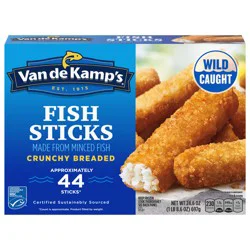 Van de Kamp's Crunchy Breaded Fish Sticks 24.6 oz