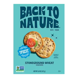 Back to Nature Organic Stoneground Wheat Crackers