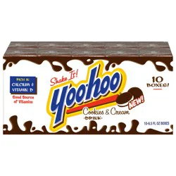 Yoo-hoo Cookies & Cream Drink 10 - 6.5 fl oz Boxes