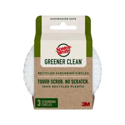 Scotch-Brite Greener Clean Scrub Circles - 3 ct