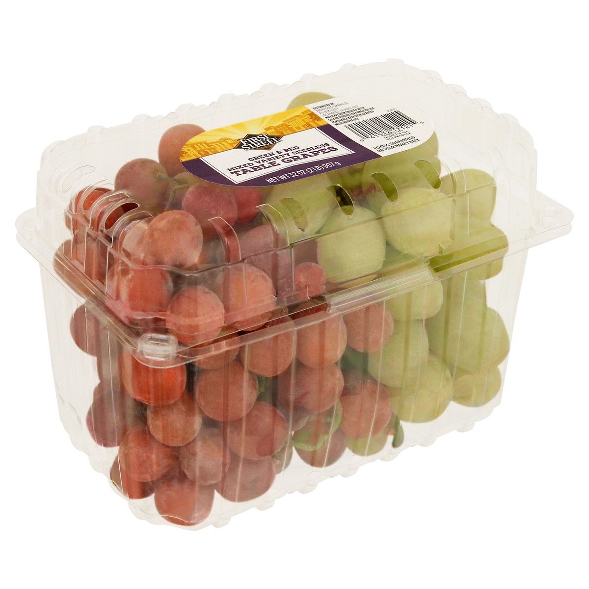 slide 5 of 10, First Street Bi Color Grapes, 2 lb