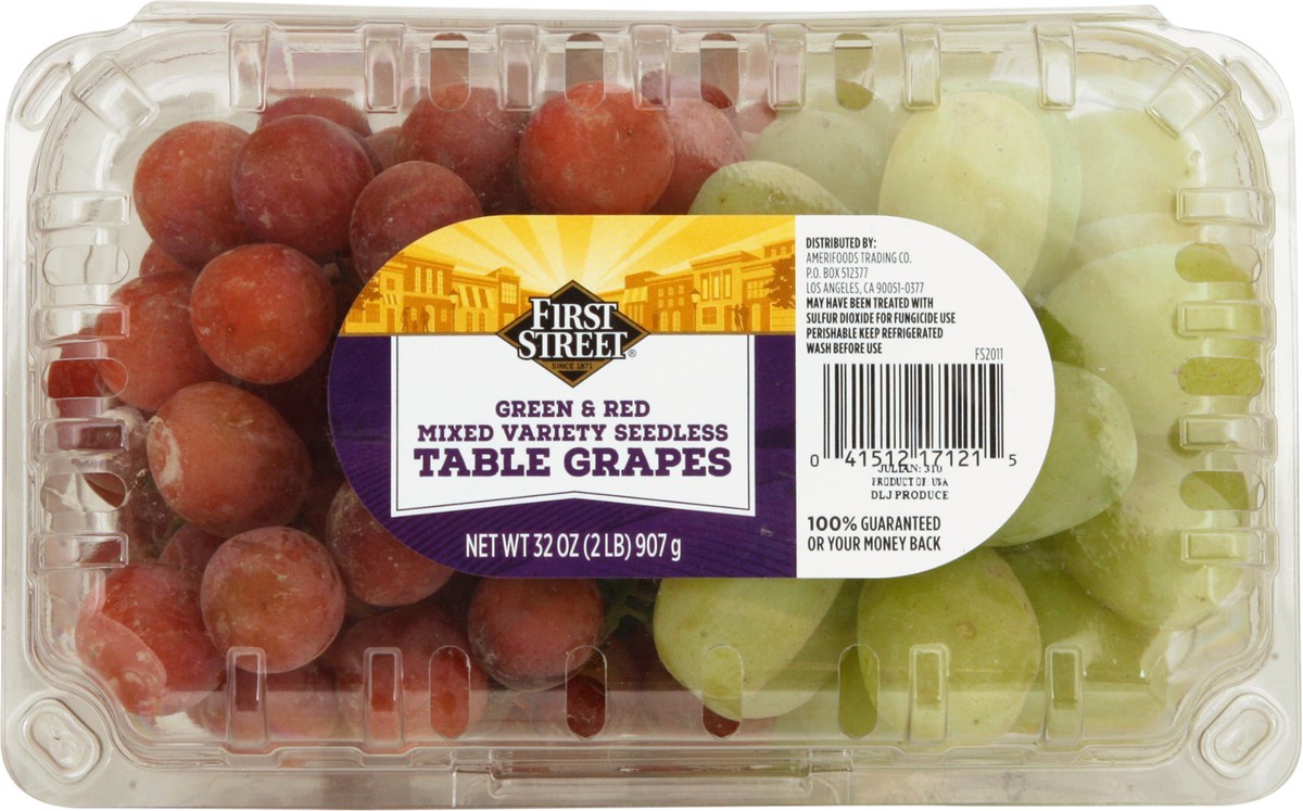 slide 1 of 10, First Street Bi Color Grapes, 2 lb