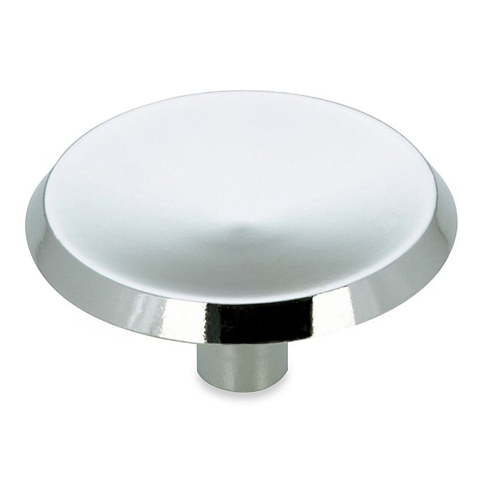 slide 1 of 1, Richelieu Modern Cabinet Knob - Chrome, 1 ct