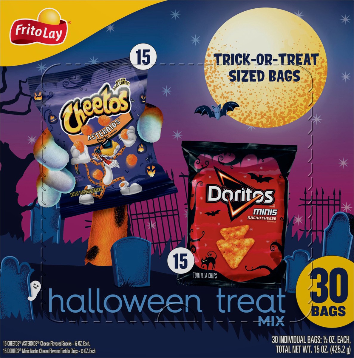 slide 9 of 11, Frito-Lay Halloween Treat Mix Variety 15 Oz 30 Count, 15 oz