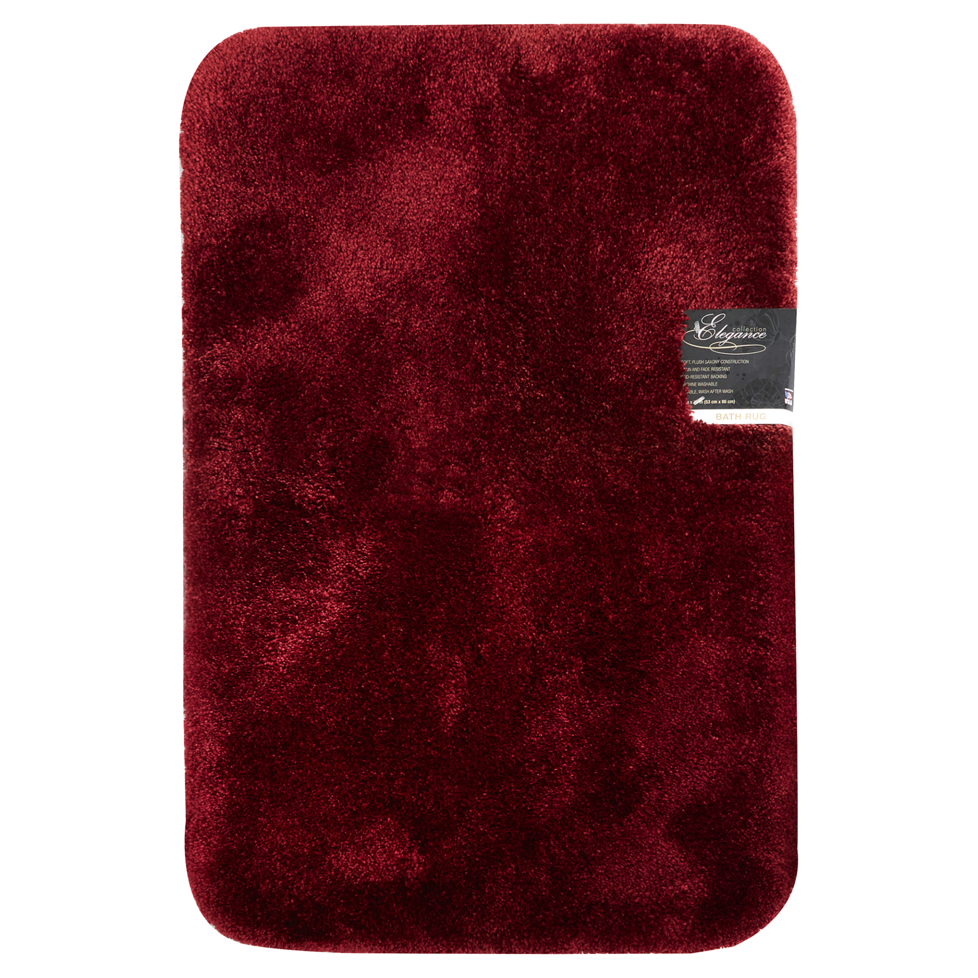 slide 1 of 1, Elegance Bath Rug Biking, Red, 21 in x 34