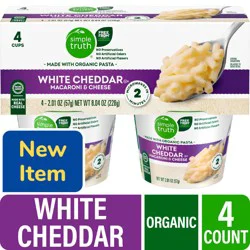 Simple Truth® White Cheddar Macaroni and Cheese Cups