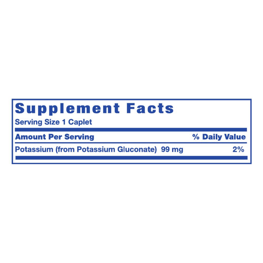 slide 3 of 6, Kroger 550Mg Potassium Gluconate, 100 ct