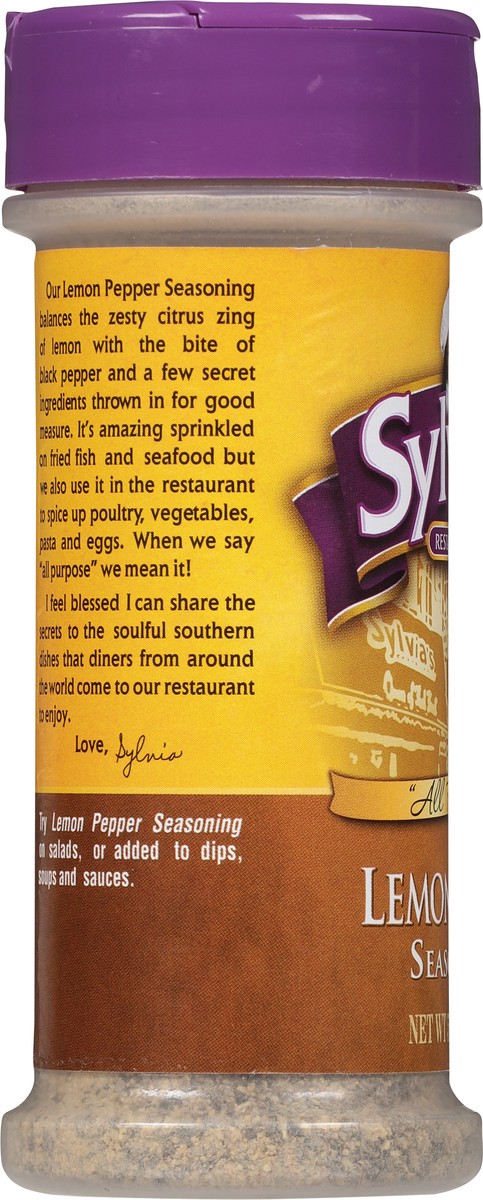 slide 5 of 11, Sylvia's Restaurant Lemon Pepper Seasoning 5.5 oz, 5.5 oz