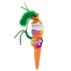 SmartyKat Kolossal Karrot Crinkle Catnip Kicker Cat Toy