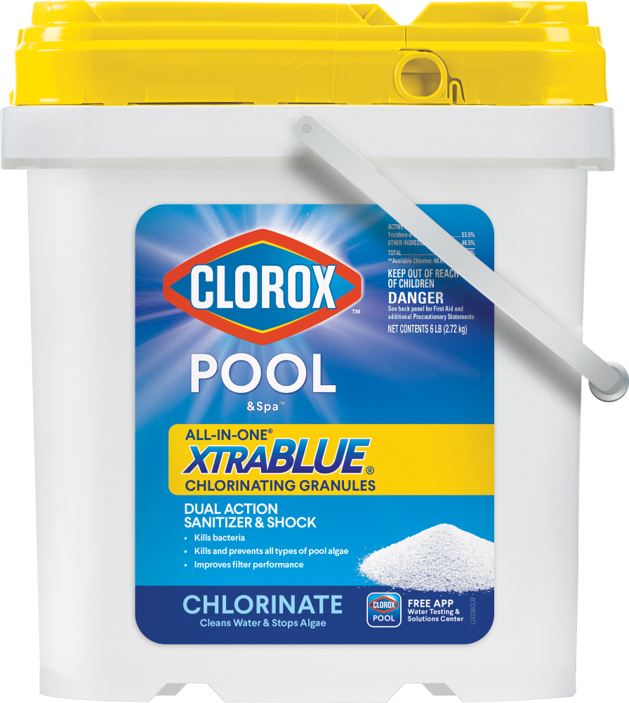 slide 1 of 1, Clorox Pool & Spa All In One Granules, 6 lb