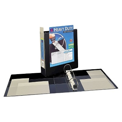 slide 1 of 2, Avery 2" Heavy Duty View Binder With One Touch EZD Rings - Black, 1 ct