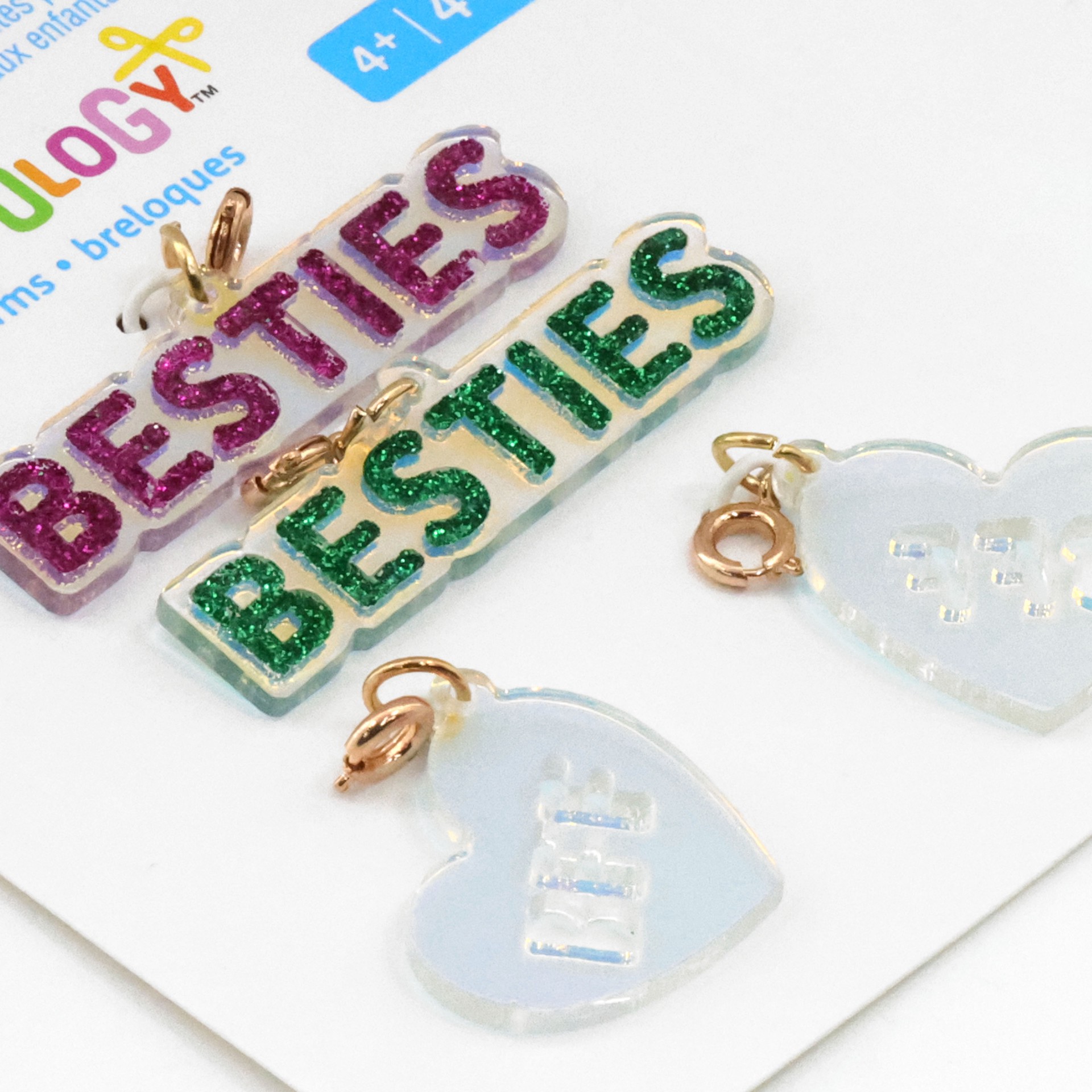 slide 2 of 3, Besties Charms By Creatology, 0.51 in