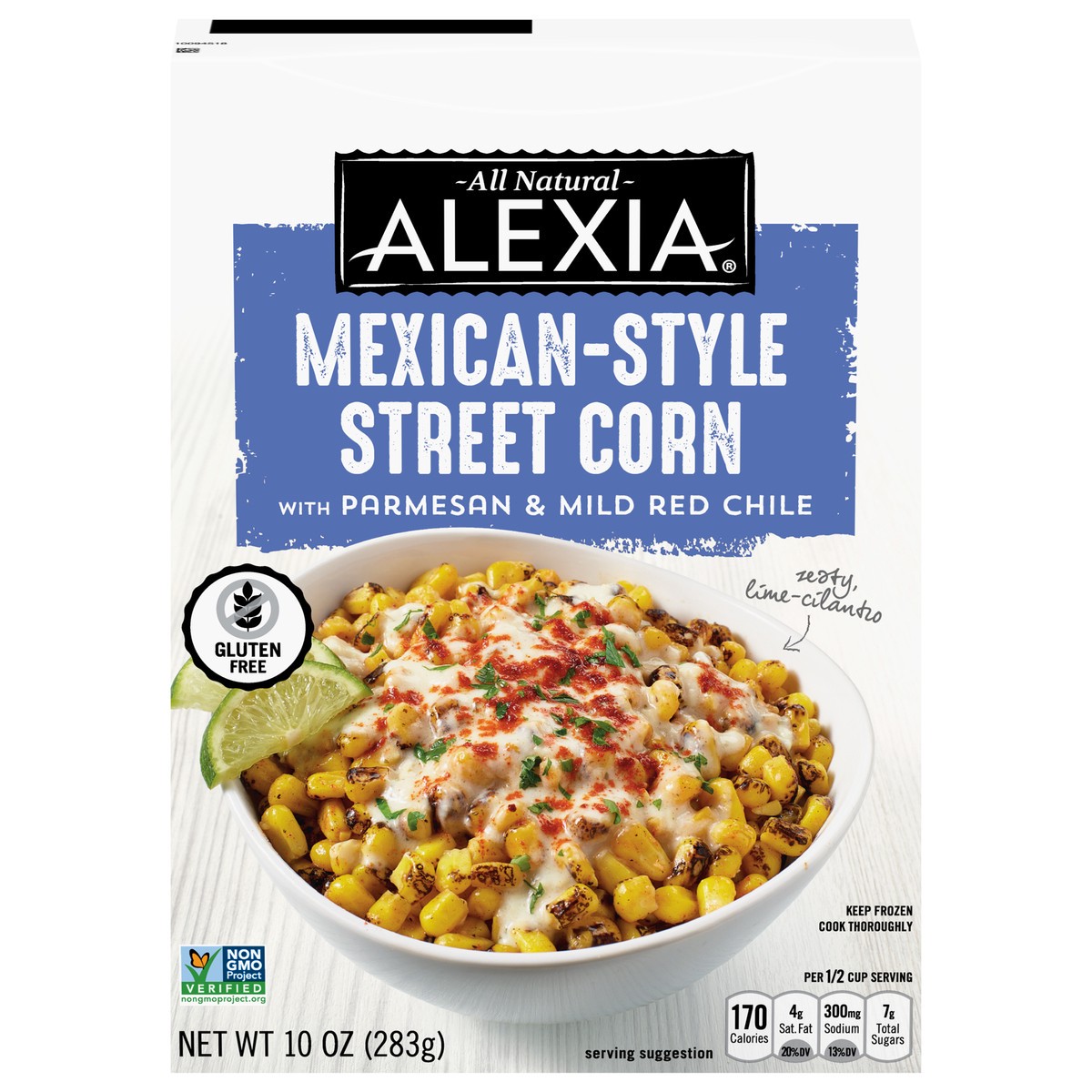 slide 1 of 5, Alexia Mexican-Style Street Corn 10 oz, 10 oz