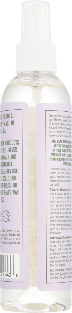 slide 6 of 9, Rebel Green Room Spray Linen Lavndr 8Oz, 8 oz