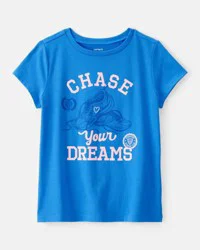 Carter's Kid Track Short-Sleeve Graphic Tee - Blue SM