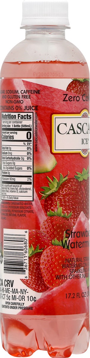 slide 8 of 12, Cascade Ice Strawberry Watermelon Sparkling Water - 17.2 oz, 17.2 fl oz