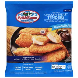 Bell & Evans Uncooked Breaded Chicken Breast Tenders