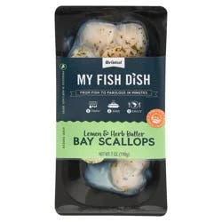 Bristol My Fish Dish Lemon & Herb Butter Bay Scallops 7 oz