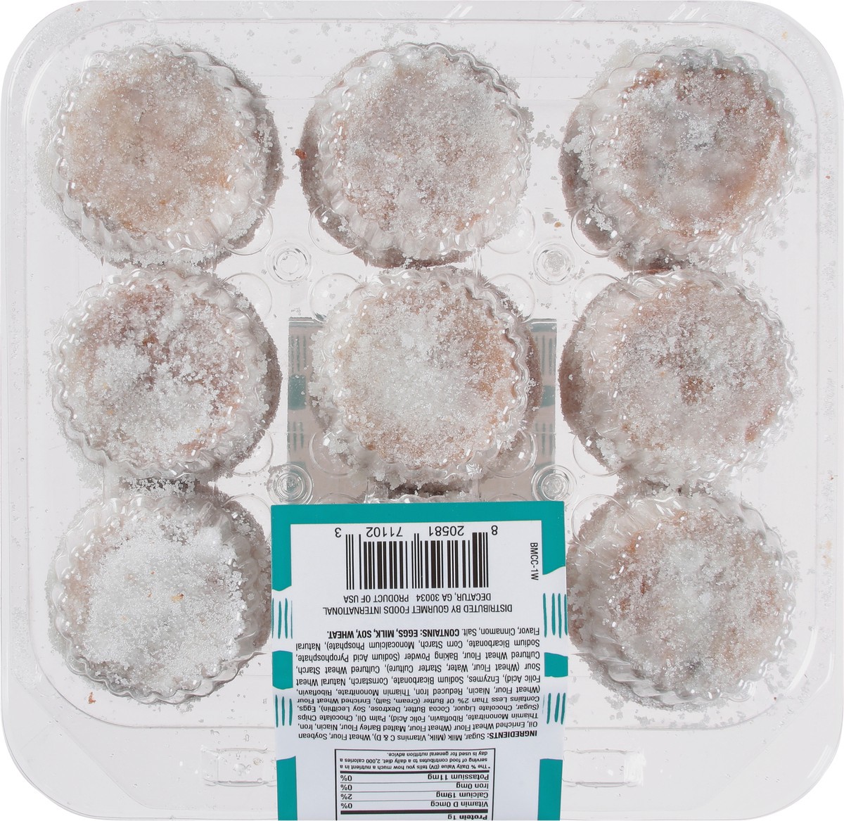 slide 3 of 9, Bite Chocolate Chip Donuts Muffins 9 ea, 9 ct