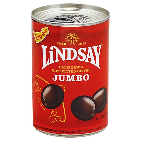 slide 1 of 1, Lindsay Jumbo Pitted Olives, 5.75 oz