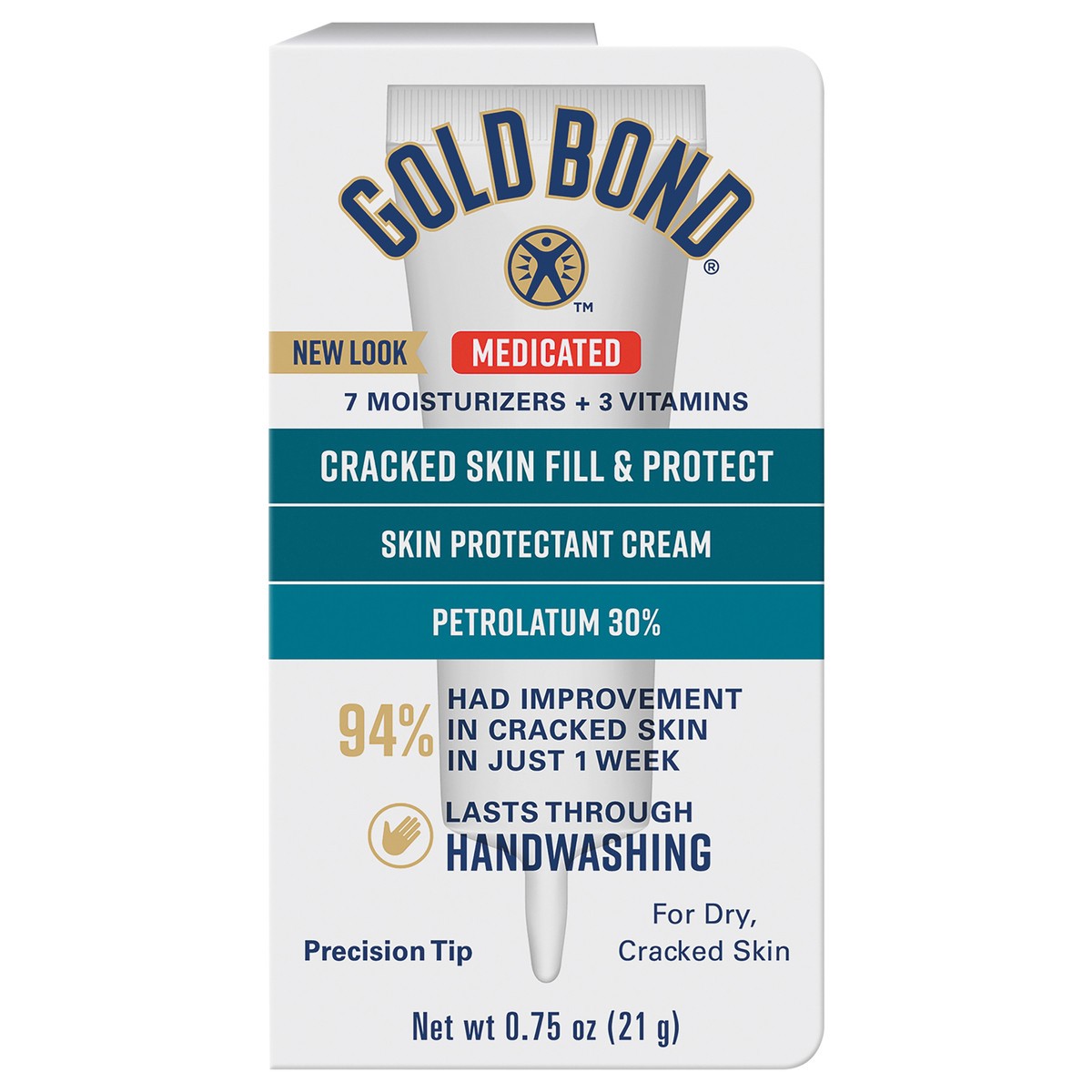 slide 6 of 8, Gold Bond Cracked Skin Relief Fill & Protect Cream (0.75 Oz), 0.75 oz