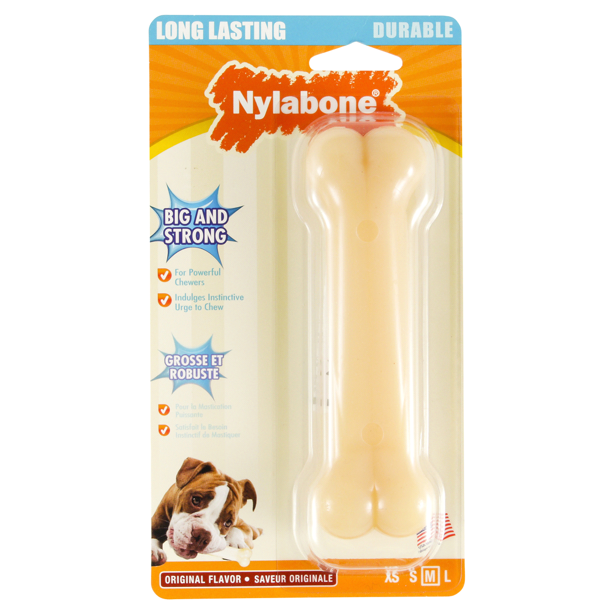 slide 1 of 1, Nylabone Dog Bone, Original Flavor, 35 lb