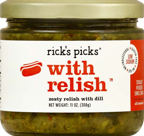 slide 1 of 2, Rick's Picks With Relish 11 oz, 11 oz