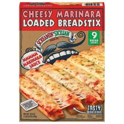 Screamin' Sicilian Pizza Co. Cheesy Marinara Loaded Breadstix 9 Each
