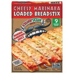 Screamin' Sicilian Pizza Co. Cheesy Marinara Loaded Breadstix 9 Each