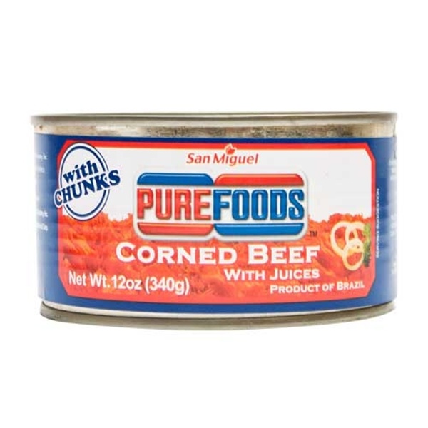 slide 1 of 1, San Miguel Purefoods Corned Beef, 12 oz