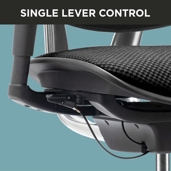 slide 7 of 9, WorkPro® 12000 V2 Series Ergonomic Mesh/Fabric High-Back Office Chair, Black/Black, BIFMA Compliant, 1 ct