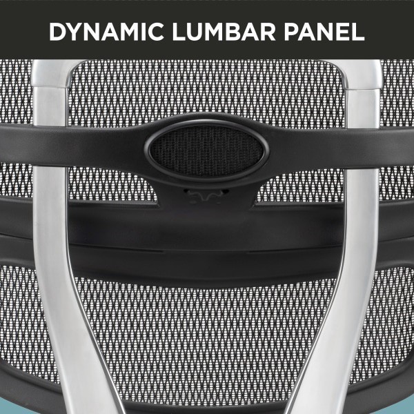 slide 2 of 9, WorkPro® 12000 V2 Series Ergonomic Mesh/Fabric High-Back Office Chair, Black/Black, BIFMA Compliant, 1 ct