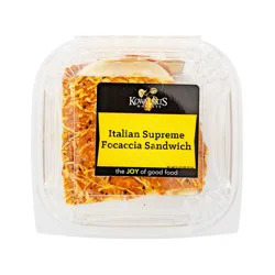 Kowalskis Italian Supreme Focaccia Sandwich