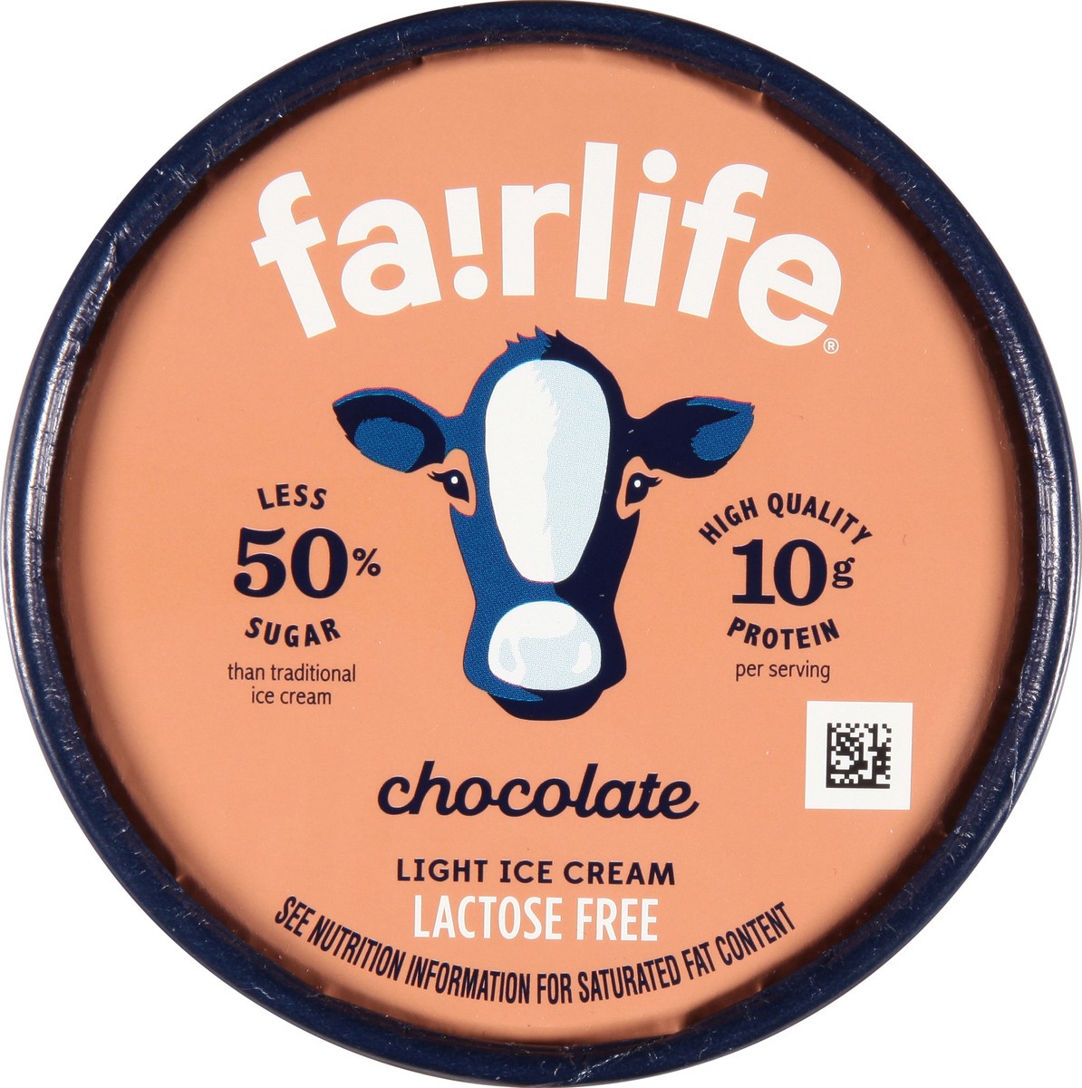 slide 9 of 9, fairlife Light Chocolate Ice Cream 14 fl oz, 14 fl oz