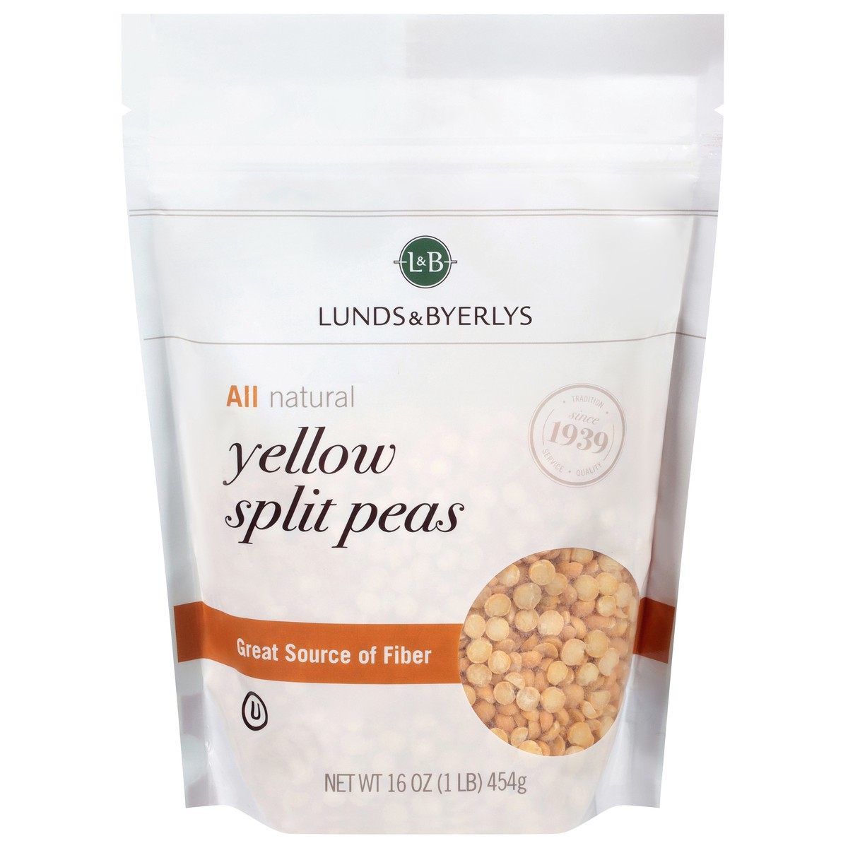 slide 4 of 4, Lunds & Byerlys All Natural Yellow Split Peas 16 oz, 16 oz