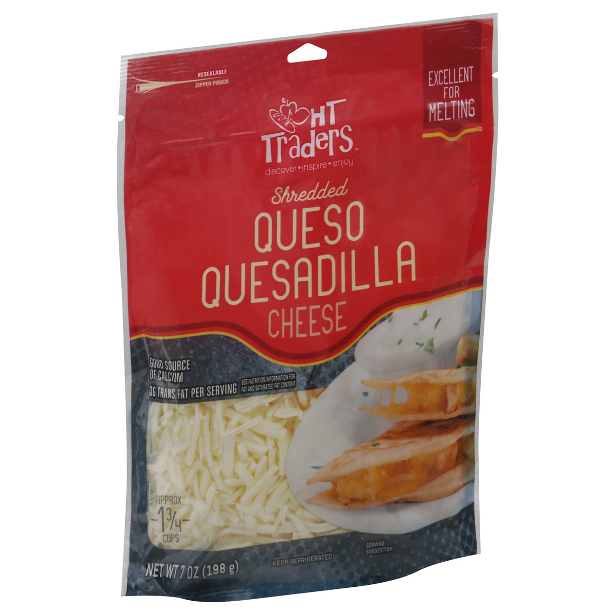 slide 7 of 9, Harris Teeter Queso Quesadilla Shred, 1 ct